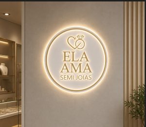 Placas acm com LED
